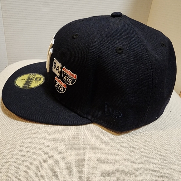 NY Yankees * Bronx Social 2000 Subway Series fitted cap Size 7 7/8 City Highway - Picture 6 of 8